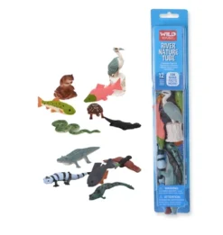 Wild Republic Nature Tube River Animal Figure, 13 Inches