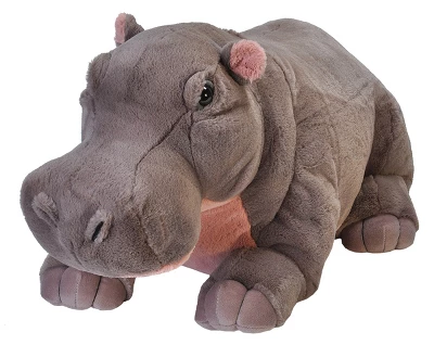 Wild Republic Cuddlekins Jumbo Hippo Stuffed Animal, 30 Inches 1 Wild Republic Cuddlekins Jumbo Hippo Stuffed Animal, 30 Inches