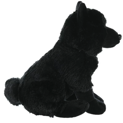 Wild Republic Cuddlekins Black Wolf Stuffed Animal, 12 Inches 3 Wild Republic Cuddlekins Black Wolf Stuffed Animal, 12 Inches - Image 3
