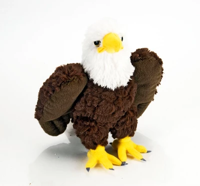 Wild Republic Cuddlekins Mini Bald Eagle Stuffed Animal, 8 Inches 1 Wild Republic Cuddlekins Mini Bald Eagle Stuffed Animal, 8 Inches