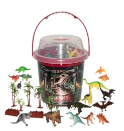 Wild Republic Bucket Dinosaur Animal Figure, 8 Inches