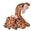 Wild Republic Mom & Baby Giraffe Stuffed Animal, 12 Inches
