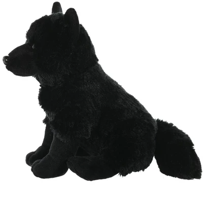 Wild Republic Cuddlekins Black Wolf Stuffed Animal, 12 Inches 2 Wild Republic Cuddlekins Black Wolf Stuffed Animal, 12 Inches - Image 2