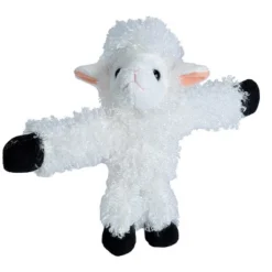 Wild Republic Huggers White Lamb Stuffed Animal, 8 Inches