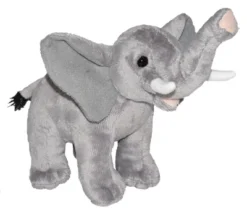 Wild Republic Wild Calls Elephant Stuffed Animal, 8 Inches