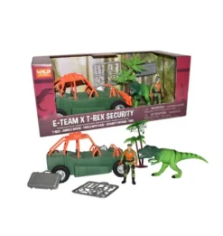 Wild Republic E-Team Box Set T-Rex Animal Figure, 6 Inches