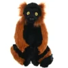 Wild Republic Cuddlekins Red Ruffed Lemur Stuffed Animal, 12 Inches