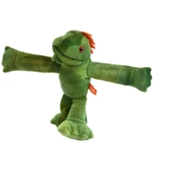 Wild Republic Huggers Iguana Stuffed Animal, 8 Inches