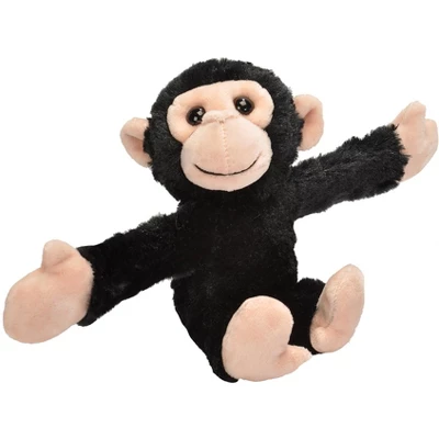 Wild Republic Huggers Chimpanzee Stuffed Animal, 8 Inches 1 Wild Republic Huggers Chimpanzee Stuffed Animal, 8 Inches