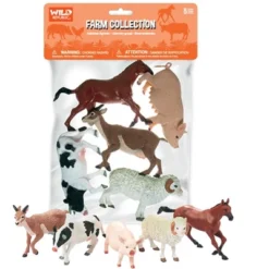 Wild Republic Polybag Farm Animal Figure, 12 Inches