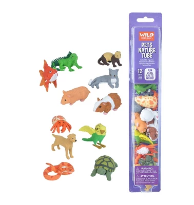 Wild Republic Nature Tube Pets Animal Figure, 13 Inches 1 Wild Republic Nature Tube Pets Animal Figure, 13 Inches