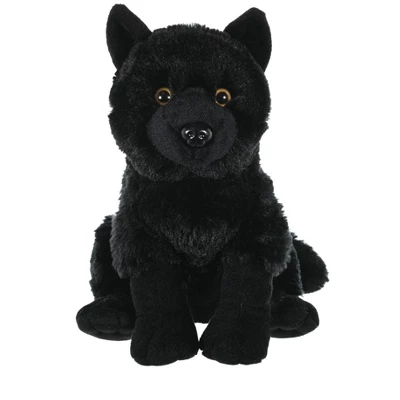 Wild Republic Cuddlekins Black Wolf Stuffed Animal, 12 Inches 1 Wild Republic Cuddlekins Black Wolf Stuffed Animal, 12 Inches