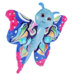 Wild Republic Huggers Colorful Butterfly Stuffed Animal, 8 Inches
