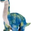 Wild Republic Dinosauria Mini Brachiosaurus Stuffed Animal, 10 Inches