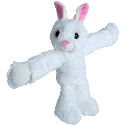Wild Republic Huggers White Bunny Stuffed Animal, 8 Inches 1 Wild Republic Huggers White Bunny Stuffed Animal, 8 Inches